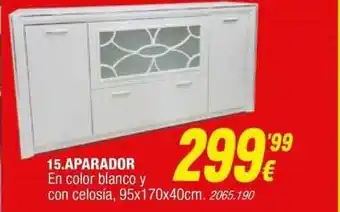 Rapimueble Aparador en color blanco y con celosía oferta