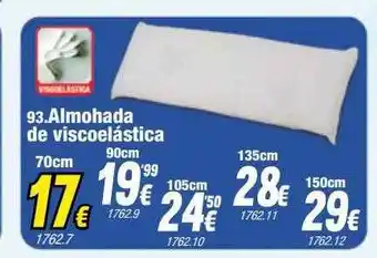 Rapimueble Almohada de viscoelástica oferta
