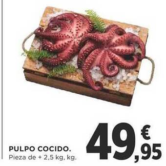 Supercor Pulpo cocido oferta