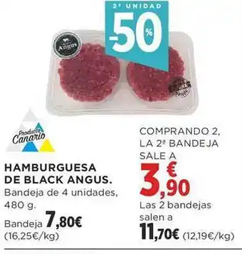 Supercor 2a unidad -50% hamburguesa de black angus oferta