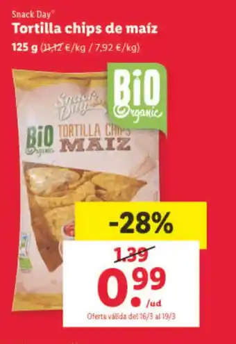 Lidl Tortilla Chips de Maíz oferta