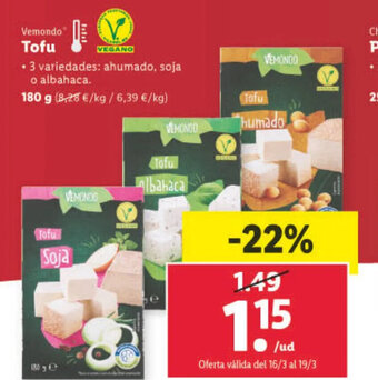 Lidl Tofu oferta