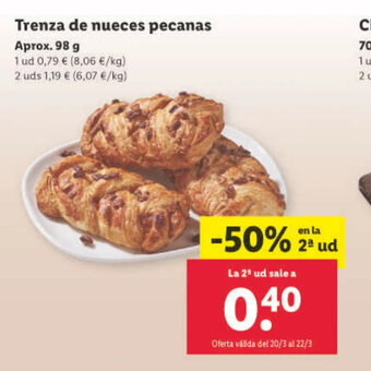 Lidl Trenza de Nueces Pecanas oferta
