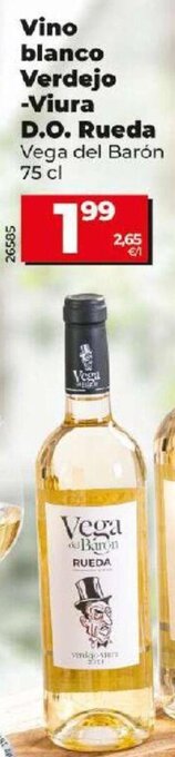 Dia Vino Blanco Verdejo - Viura D.O. Rueda oferta