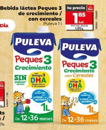 Dia Bebida Láctea Peques 3 De Crecimiento / Con Cereales oferta