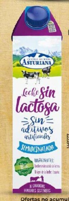Dia Leche Sin Lactosa Semidesnatada oferta