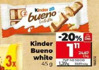 Dia Kinder Bueno White oferta