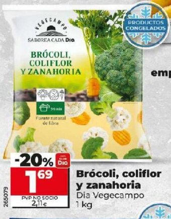 Dia Brócoli, Coliflor Y Zanahoria oferta