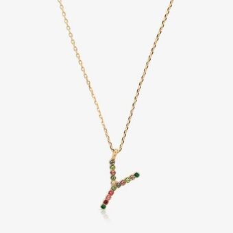 Yanbal Collar inicial multicolor "y" oferta