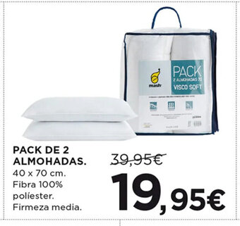 Hipercor Pack De 2 Almohadas oferta