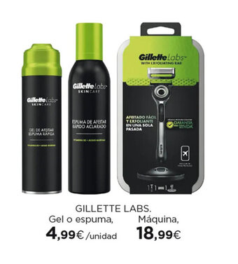 Hipercor Gillette labs oferta
