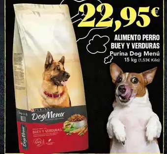 Gadis Alimento perro buey y verduras purina dog menú oferta