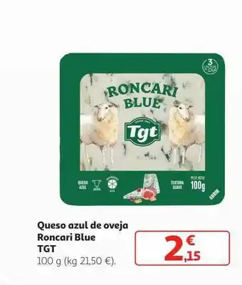 Alcampo Queso azul de oveja roncari blue tgt oferta