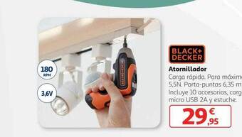 Alcampo Black+decker atornillador oferta