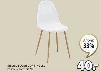 JYSK Silla de comedor tinglev oferta