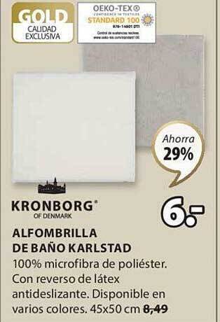 JYSK Kronborg alfombrilla de baño karlstad oferta