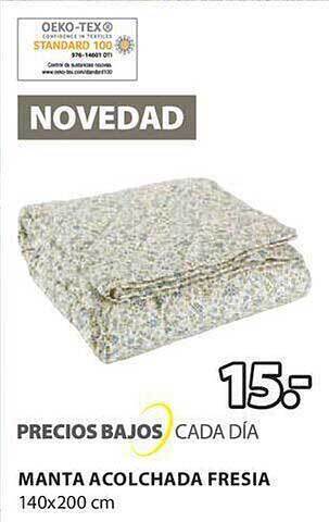 JYSK Manta acolchada fresia oferta