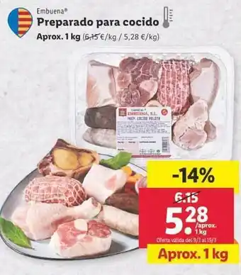 Lidl Embuena preparado para cocido oferta