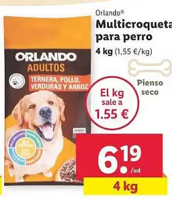 Lidl Orlando multicroquetas para perro oferta