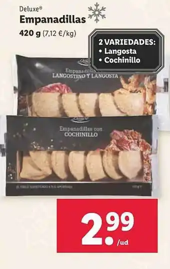 Lidl Deluxe empanadillas oferta