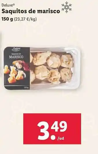 Lidl Deluxe saquitos de marisco oferta