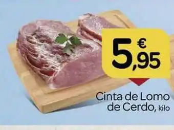Supermercados El Jamón Cinta de lomo de cerdo oferta
