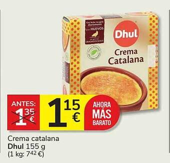 Consum Crema catalana dhul oferta