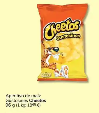 Consum Aperitivo de maíz gustosines cheetos oferta