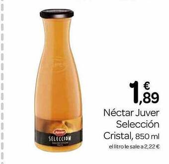Supermercados El Jamón Néctar juver selección cristal oferta