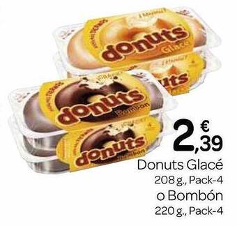 Supermercados El Jamón Donuts glacé o bombón oferta