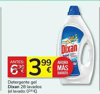 Consum Detergente gel dixan oferta