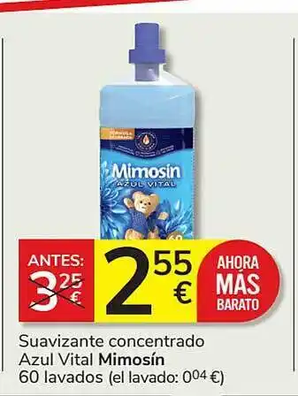 Consum Suavizante concentrado azul vital mimosín oferta