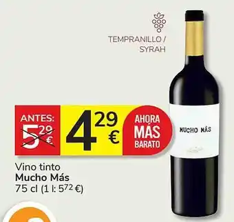 Consum Vino tinto mucho más oferta
