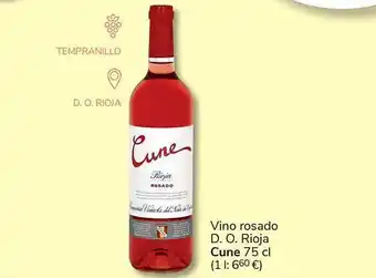 Consum Vino rosado d.o. rioja cune oferta