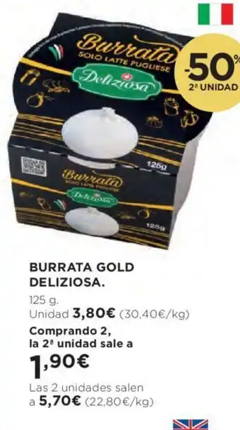 Hipercor Burrata Gold Deliziosa oferta