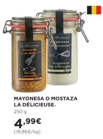 Hipercor Mayonesa O Mostaza La Delicieuse. oferta