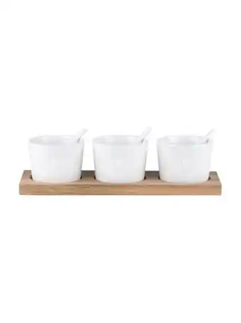 Westwing Set de cuencos artesanales de porcelan heart, 7 pzas. oferta