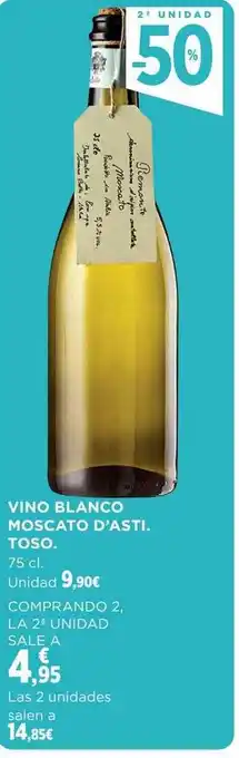 El Corte Inglés Vino blanco moscato d'asti toso oferta