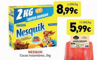 Hiperber Nesquik cacao instantáneo oferta