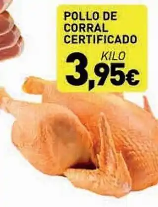 Hiperber Pollo de corral certificado oferta
