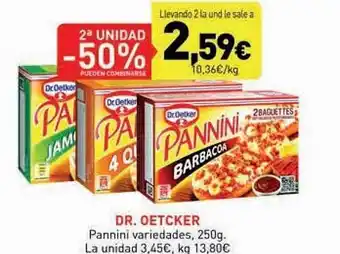 Hiperber Dr. oetcker pannini variedades oferta