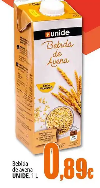 Unide Supermercados Bebida de avena unide oferta