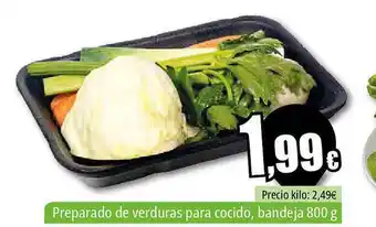 Unide Supermercados Preparado de verduras para cocido, bandeja oferta