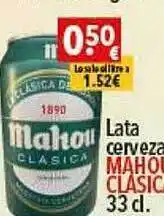 Supermercados Extremadura Lata cerveza mahou clasica oferta