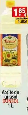 Supermercados Extremadura Aceite de girasol donsol oferta