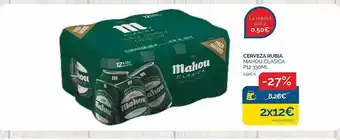 Supermercados La Despensa Cerveza rubia mahou clásica oferta