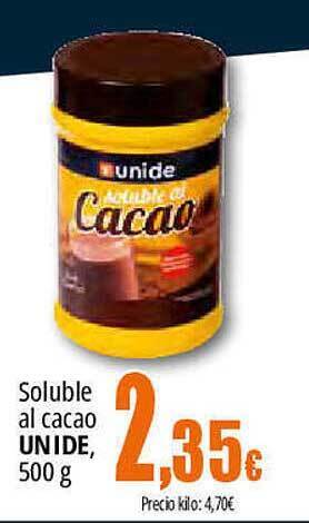 Unide Supermercados Soluble al cacao unide oferta