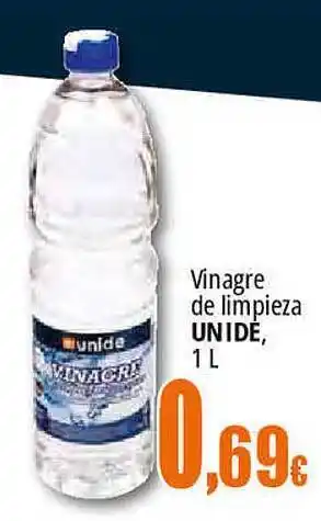 Unide Supermercados Vinagre de limpieza unide oferta