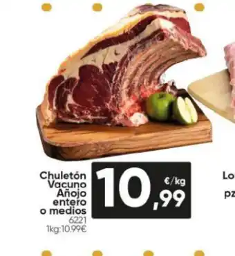 Family Cash Chuletón Vacuno Añojo Entero o Medios oferta