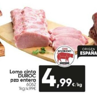 Family Cash Lomo Cinta Duroc Pza Entera oferta